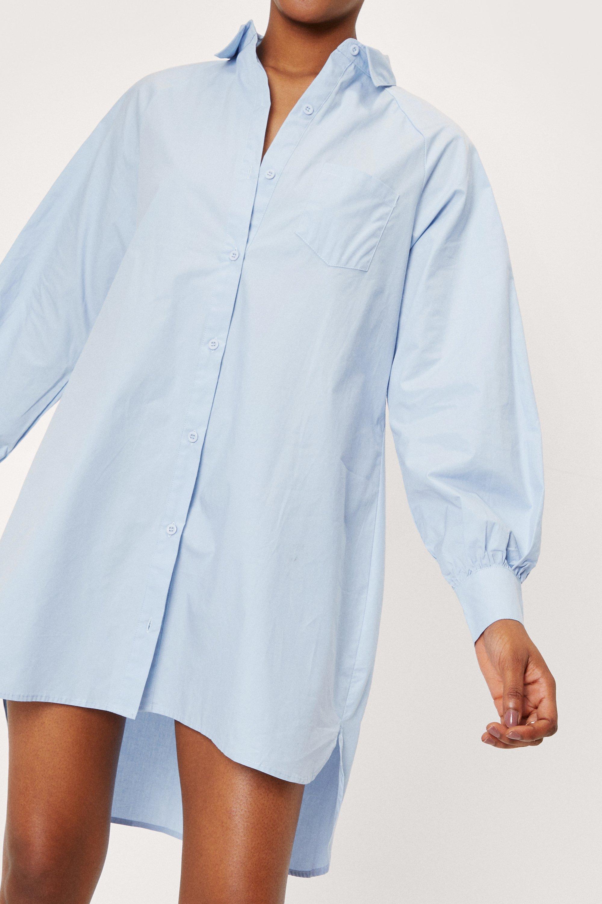 High low button hot sale up shirt